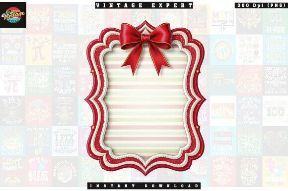 Download Vintage Christmas Coquette Border PNG - Coquette Collection