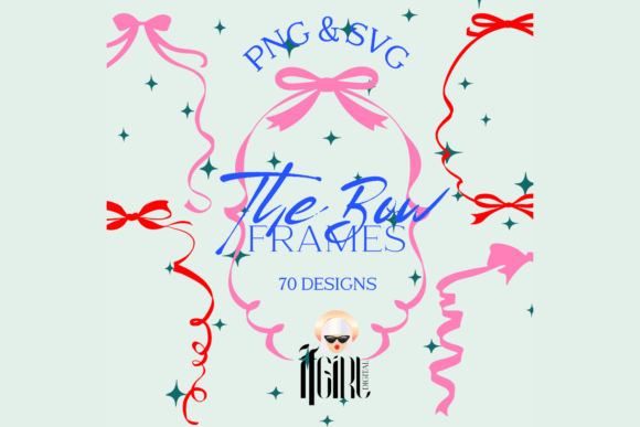 Download Coquette Ribbon Bow Frames Clipart - Coquette Collection